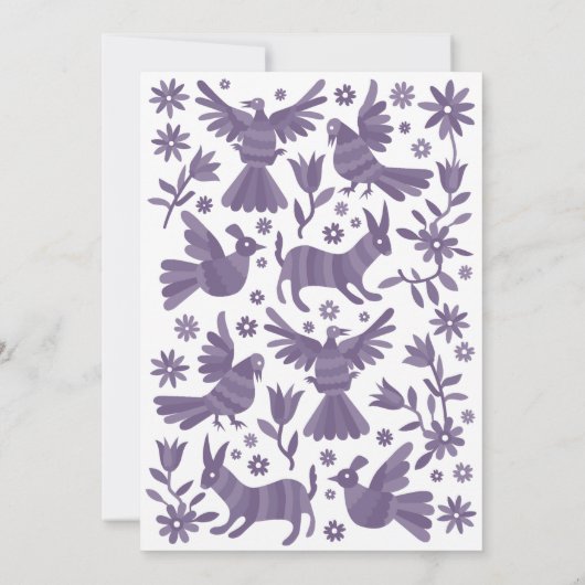 ANKÜNDIGUNG VON MORADO OTOMI MEXICANO (Rückseite)