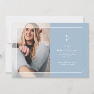 Ankündigung von Music Major Abschluss