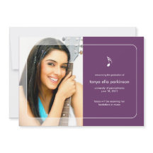 Ankündigung von Music Major Abschluss