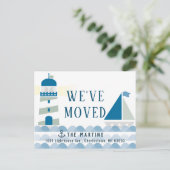 Ankündigung von Nautical Lighthouse & Sailboat Mov (Stehend Vorderseite)