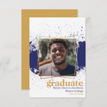 Ankündigung von Navy & Gold Funky Platsch Abschlus