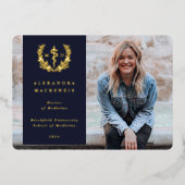 Ankündigung von Navy MD Asclepius Abschluss Foto (Vorderseite)