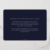 Ankündigung von Navy MD Asclepius Abschluss Foto (Rückseite)