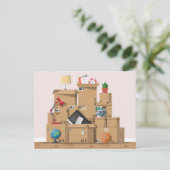 Ankündigung von neuen Zuhause-Adressen für Boxen P (Stehend Vorderseite)