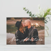 Ankündigung von New Adventures Foto Verlobung (Stehend Vorderseite)