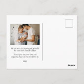 Ankündigung von Newborn Postkarte (Rückseite)