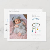 Ankündigung von niedlich Baby Mobile Foto Baby (Vorne/Hinten)