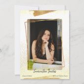 Ankündigung von niedlich-Gelb- und Gold-Gerahmten  (Vorderseite)