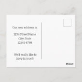 Ankündigung von Nord-Carolina-Kardinälen Postkarte (Rückseite)