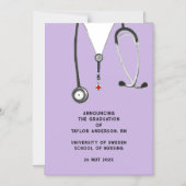 Ankündigung von Nurse Abschluss (Vorderseite)