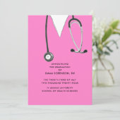 Ankündigung von Nurse Abschluss (Stehend Vorderseite)