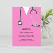 Ankündigung von Nurse Abschluss (Stehend Vorderseite)