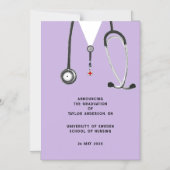 Ankündigung von Nurse Abschluss (Vorderseite)