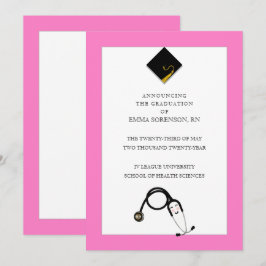 Ankündigung von Nurse Abschluss