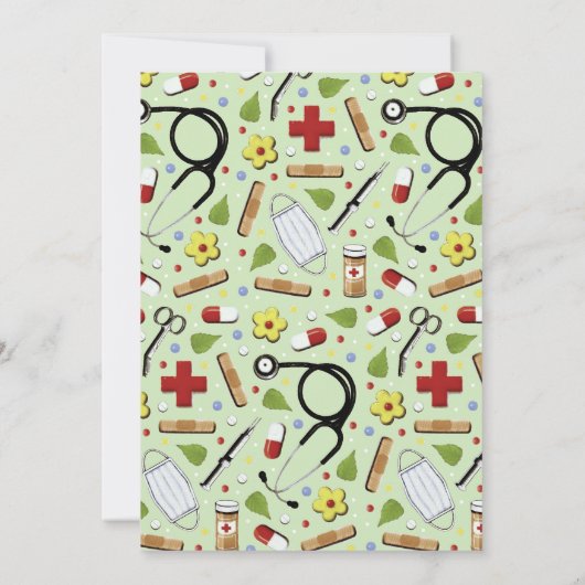 Ankündigung von Nurse Abschluss (Rückseite)