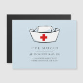 Ankündigung von Nurse Cap Blue Moving (Vorne/Hinten)