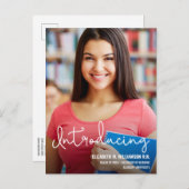 Ankündigung von Nurse Grad Foto durch benutzerdefi (Vorne/Hinten)