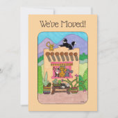 Ankündigung von Orange Adobe House & Cats Moving (Vorderseite)