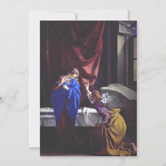 Ankündigung von Orazio an die gesegnete Jungfrau M (Vorderseite)