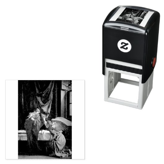 Ankündigung von Orazio an die gesegnete Jungfrau M Permastempel (Beispiel)