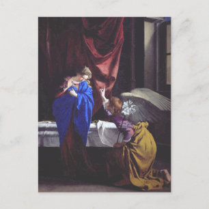 Ankündigung von Orazio an die gesegnete Jungfrau M Postkarte