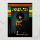 Ankündigung von Pan African Foto Foil Abschluss (Vorderseite)