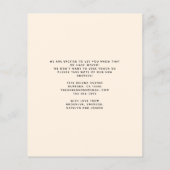 Ankündigung von PAPER Floral Moving House Flyer (Hinten)