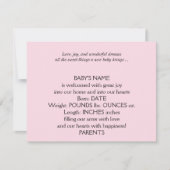 Ankündigung von Pastel Rainbow Frame Baby (Vorderseite)