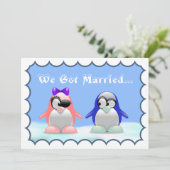 Ankündigung von Penguin Elopement (Stehend Vorderseite)