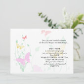 Ankündigung von Pink Butterfly Garden (Stehend Vorderseite)