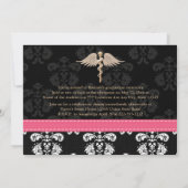 Ankündigung von Pink Dental School Graduation (Rückseite)