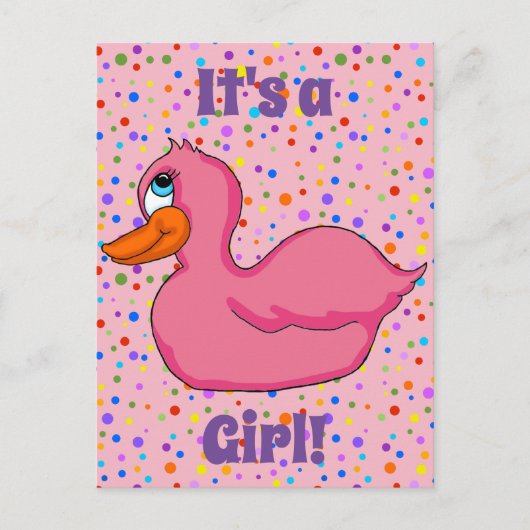 Ankündigung von Pink Duck Baby (Vorderseite)