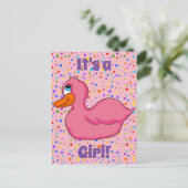 Ankündigung von Pink Duck Baby (Stehend Vorderseite)