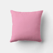 Ankündigung von Pink Grey Floral Baby Pillow Kissen (Rückseite)