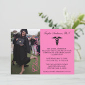 Ankündigung von Pink Medical RN School Abschluss (Stehend Vorderseite)