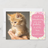 Ankündigung von Pink New Furbaby (Vorderseite)