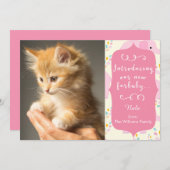 Ankündigung von Pink New Furbaby (Vorne/Hinten)