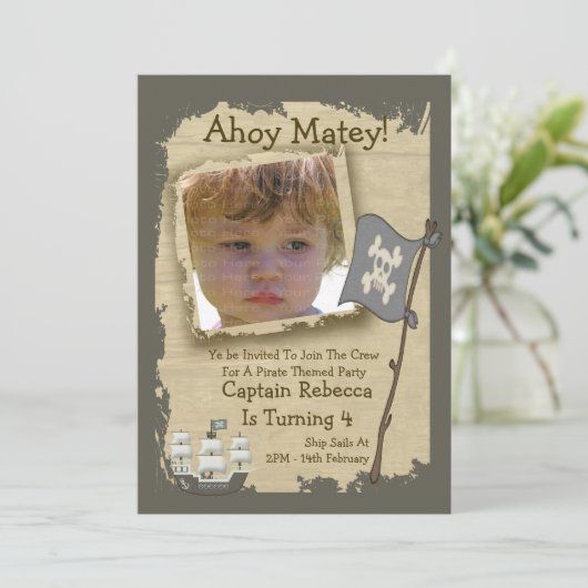 Ankündigung von Pirate Party (Stehend Vorderseite)