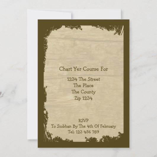 Ankündigung von Pirate Party (Rückseite)