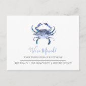 Ankündigung von Postkarten für Wasserfarbenkrebse (Vorderseite)