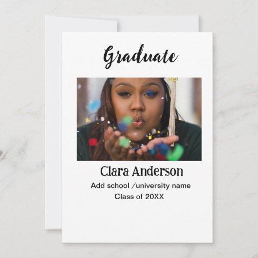 Ankündigung von QR-Abschluss (Vorderseite)