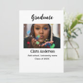 Ankündigung von QR-Abschluss (Stehend Vorderseite)