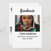 Ankündigung von QR-Abschluss (Vorne/Hinten)