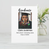 Ankündigung von QR-Abschluss (Stehend Vorderseite)