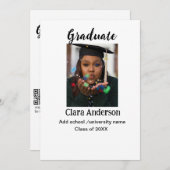 Ankündigung von QR-Abschluss (Vorne/Hinten)