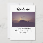 Ankündigung von QR-Abschluss (Vorderseite)