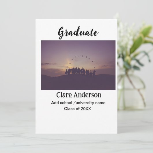 Ankündigung von QR-Abschluss (Stehend Vorderseite)