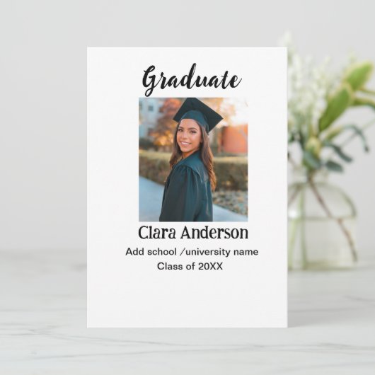 Ankündigung von QR-Abschluss (Stehend Vorderseite)