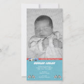 Ankündigung von Race Car Birth (Vorderseite)