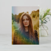 Ankündigung von Rainbow Foto Abschluss (Stehend vorne)